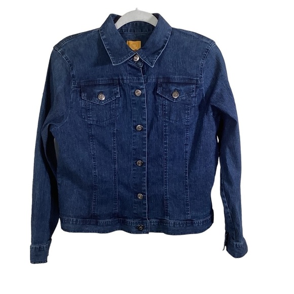 Ruby Rd. Blue Jean Jacket - Picture 1 of 9